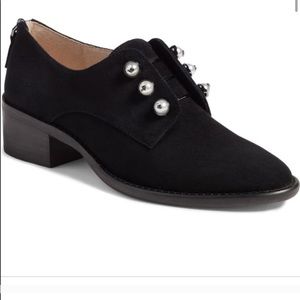 Louise et Cie pearl embellished Oxford loafers